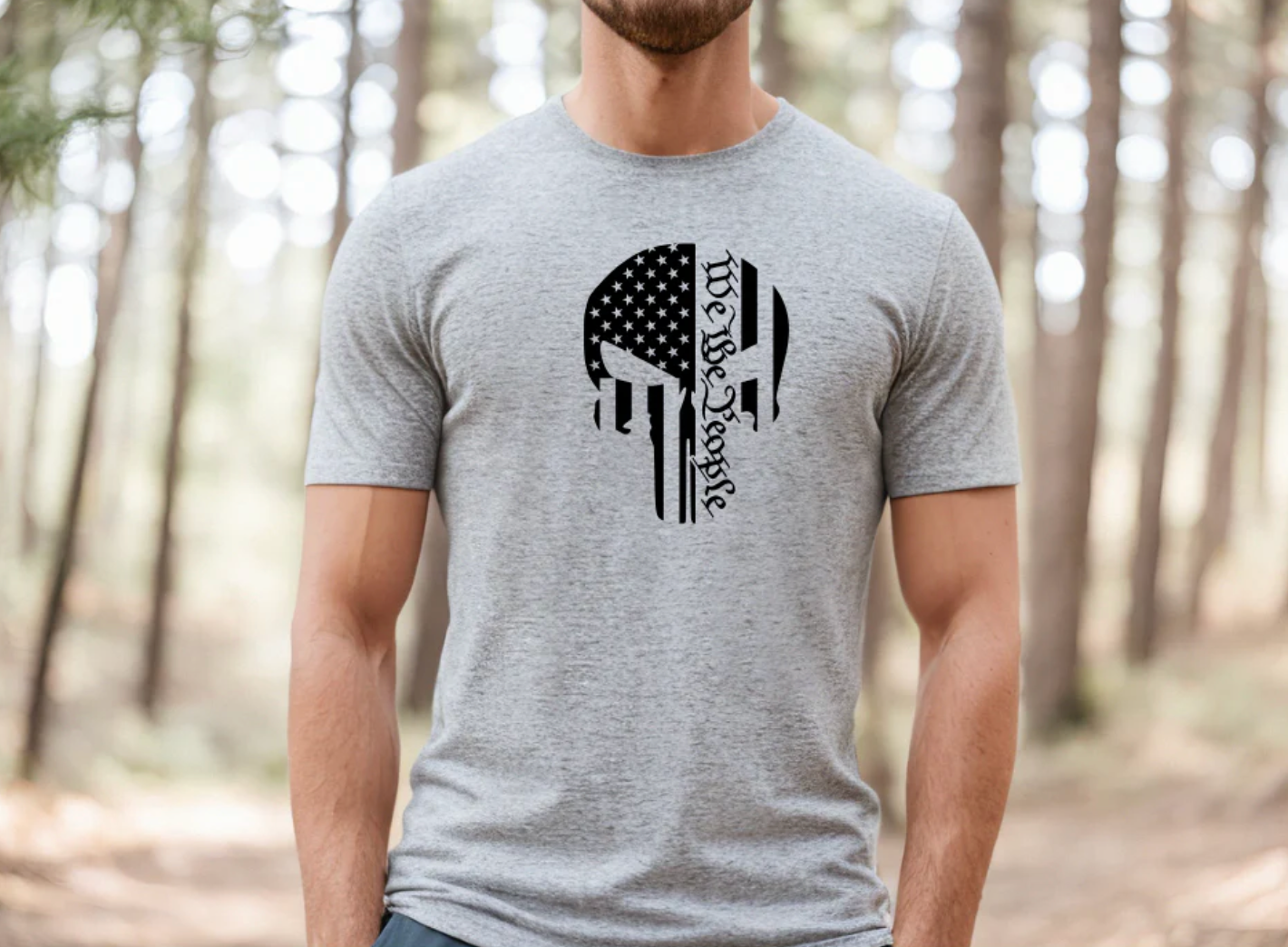 We The People Skull